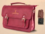 کیف اداری طرح چرم Louis Vuitton با طراحی بسیار بزرگ و جادار دارای محفظه های متعدد