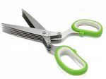 قیچی سبزی خرد کن scissors دارای ۱۰ عدد تیغه تیز جهت خرد کردن انواع سبزیجات