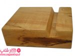 استند موبایل چوبی چوبیس تهیه شده از چوب طبیعی بدون لغزش یا لیز خوردن گوشی