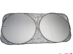 آفتابگیر شیشه جلو خودرو مدل عینکی به همراه کاور نگهدارنده محافظت از داشبورد و داخل خودرو در برابر نور و گرمای آفتاب