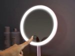آینه آرایشی چراغدار miroled دارای LED دور آینه با قابلیت خاموش و روشن شدن با لمس قسمت پایینی آینه